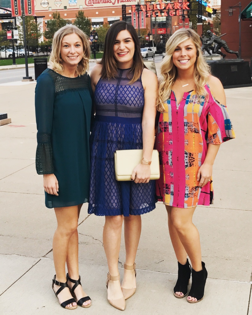 Rent the Runway | Slate & Willow dress | St. Louis wessing at Busch Stadium
