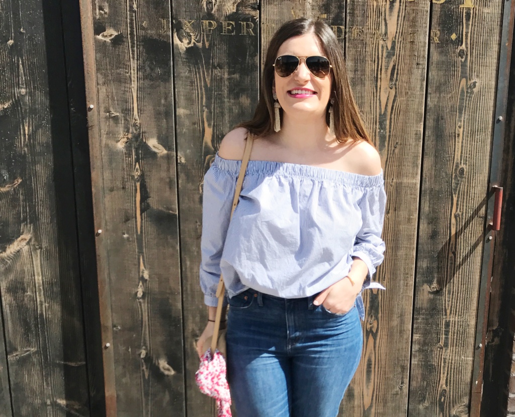 Off-the-shoulder top | Abercrombie & Fitch | Spring Style